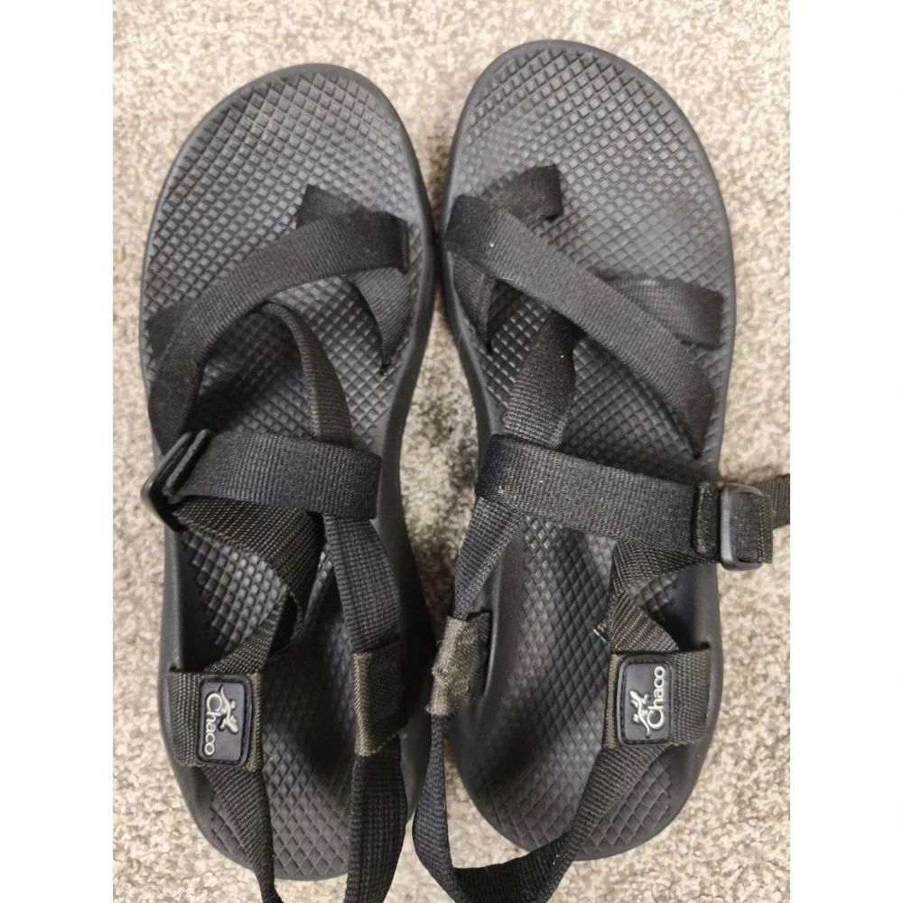 Chaco Z Cloud Sandals Black‎ Outdoor Hiking Comfort Vibram Womens 10